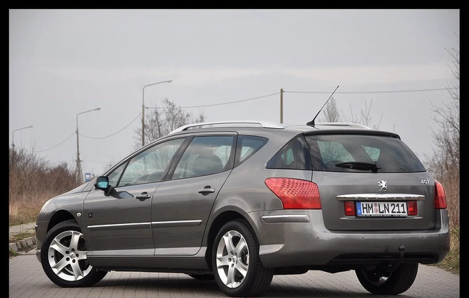 Peugeot 407 cena 18900 przebieg: 155600, rok produkcji 2009 z Siedlce małe 497